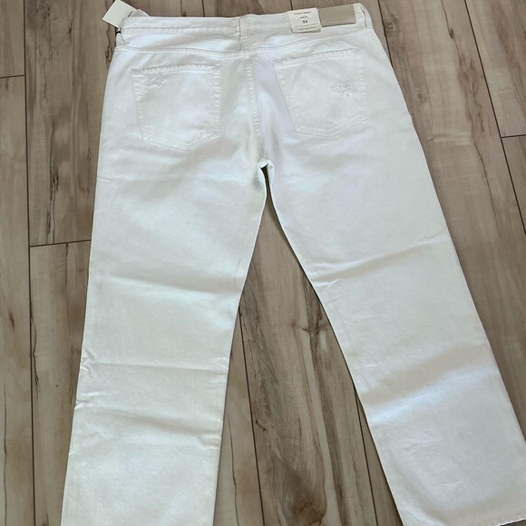 Citizens Of Humanity White Straight Leg Jeans - Picture 4 of 4
